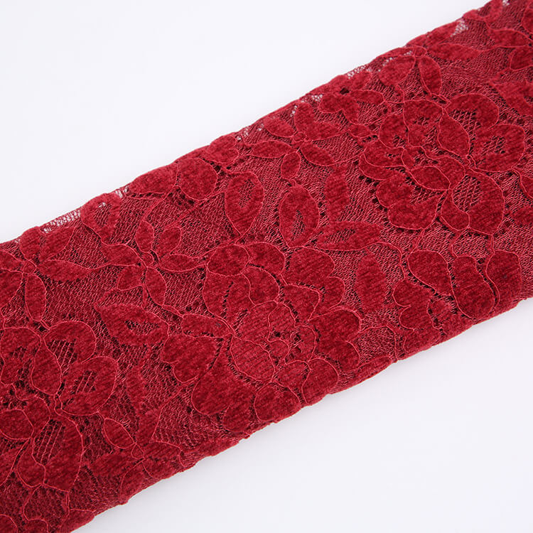 Lace Fabric Dress Women's Polyester Brushed for Loungewear Wholesale S 11
